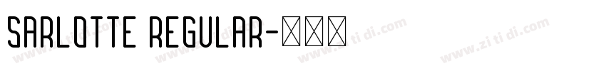 sarlotte Regular字体转换